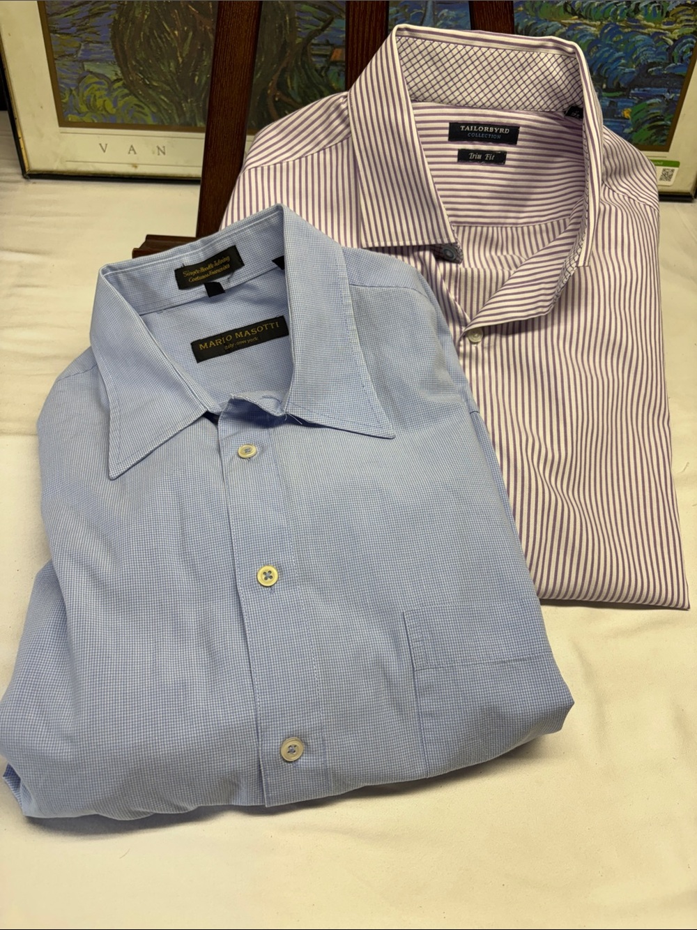 Men’s long sleeve dress shirts size 17
